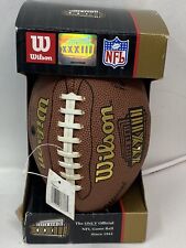 Miniature 9”  Wilson NFL SUPER BOWL 33 XXXIII Football Broncos vs Falcons