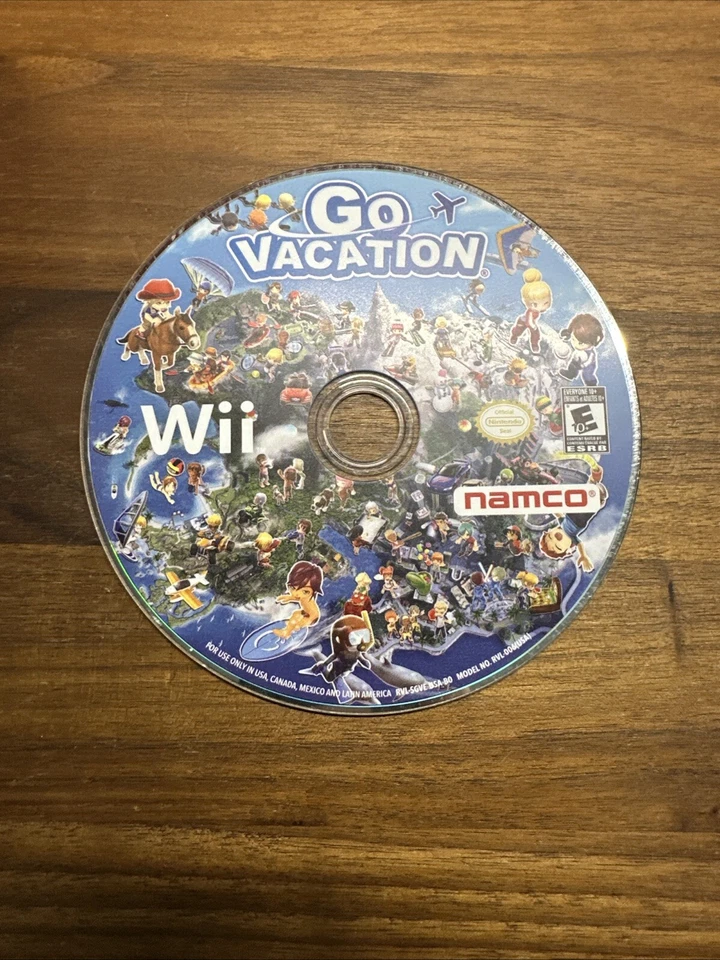 Go Vacation (Nintendo Wii 2011) Compatible con Wii Motion Plus (solo disco) Foto 1 de 1