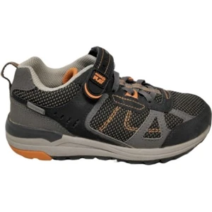 Stride Rite M2P Owen Youth Boys Size 2 Trail Sneaker Shoes Grey Orange Pre-Owned - Picture 1 of 3