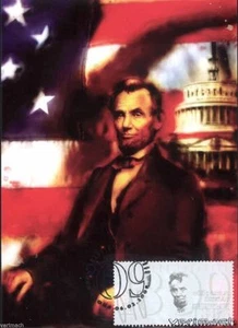 BULGARIA 2009  ABRAHAM LINCOLN THE 16TH PRESIDENT OF USA MAXI CARD - Imagen 1 de 1