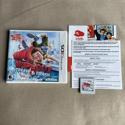 Wipeout 4 Create & Crash (Nintendo 3DS 2013) Complete Tested Course Creator Game - Image 1 of 4