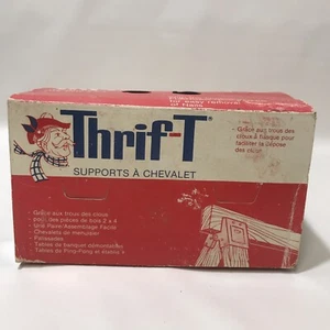 THRIFT-T SAW HORSE BRACKETS VINTAGE LIGHT DUTY 2X4'S DALTON MFG - Picture 1 of 6