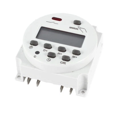CN101A 12V / 230V LCD Digital Weekly Programmable Power Timer Time Relay Switch - Image 1 of 4