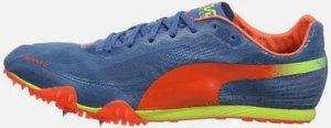 PUMA EvoSpeed Harambee Track Spikes Shoes Blue Orange Mens Sz 7.5 9.5 10.5 12 13 - Picture 1 of 6