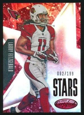 LARRY FITZGERALD S29 2015 Panini Certified RED STARS 92/199 CARDINALS - Image 1 of 2