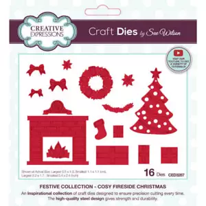 Creative Expressions Dies - Festive Cosy Fireside Christmas (by Sue Wilson) CED3 - Foto 1 di 4