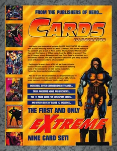 Oferta de revista ilustrada de tarjetas anuncio impreso extremo arte vintage a 1994 - Imagen 1 de 1