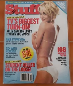 Kelly Carlson, Stuff Magazine, newsstand copy, brand new, free shipping - Picture 1 of 2