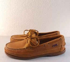 Sebago Schooner Crazy Horse Vintage Lederschuh Herren Docksides NEU Größe 11 - Bild 1 von 12