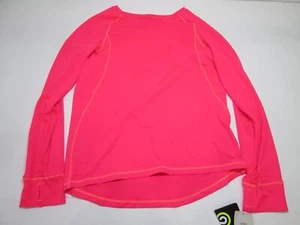 NWT Champion Youth Girls Size L Long Sleeve Shirt Pink Crew Neck Duo Dry Sport - Picture 1 of 7