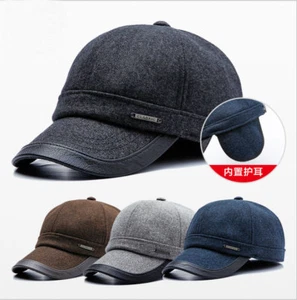 Cappello Baseball Inverno Outdoor Golf Snapback Cappello Sole Casco Protezione Orecchio Caldo Nuovo - Foto 1 di 27