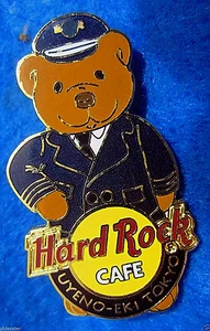 UYENO-EKI TOKYO PILOTO DE LÍNEA AÉREA JAPONESA CAPITÁN OSO Hard Rock Café PIN LE - Imagen 1 de 1