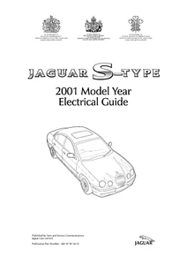 JAGUAR S-TYPE 2001 ELECTRICAL GUIDE MANUAL REPRINTED COMB BOUND - Picture 1 of 4