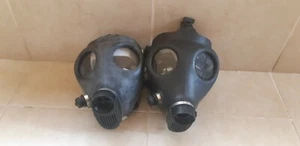 LOT 2 NEW ISRAEL ISRAELI GAS MASK ADULT UNUSED MASK ONLY LARGE SIZE NUMBER 1 - Picture 1 of 10