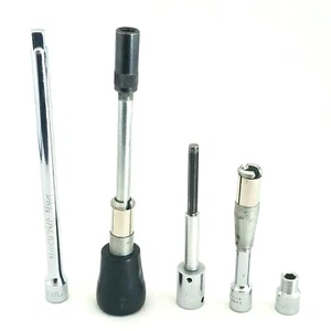 Lot 5 pc Mixed Vtg Ratchet Extensions Socket Proto Williams Husky USA Japan * - Picture 1 of 9