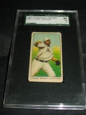 1909 E90-1 Chief Bender SGC 40 VG 3 ~Hofer!