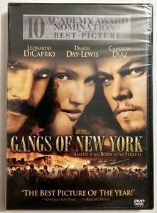 GANGS OF NEW YORK DVD with SPECIAL FEATURES BRAND NEW FAST SHIPPING LOOSE DISC - Picture 1 of 3