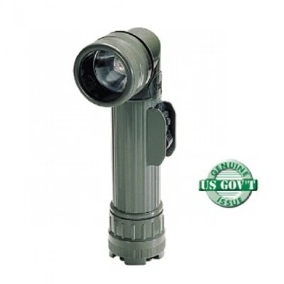 US ARMY Fulton Head Flashlight Winkel Taschenlampe NSN 6230-00-264-8261