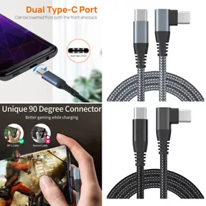USB C To USB C Fast Charger PD 100W Dual Type C Charging Data Sync USB Cable ⚝ - Picture 1 of 15