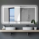 LED Bathroom Mirror 72x36 Inch with Lights, Anti-Fog & Dimming Vanity Mirror