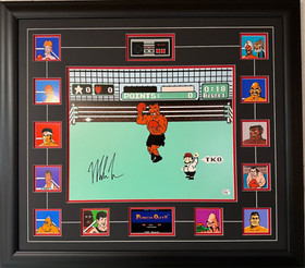 Mike Tyson NES Nintendo Punch-Out Signed Photo Fiterman Hologram -  16x20 Framed