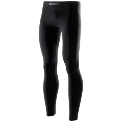 LEGGINS PANTALONI TECNICO TERMICO SOTTO TUTA SIXS SIX2 PNX ALL BLACK TG 3XL/4XL - Immagine 1 di 2