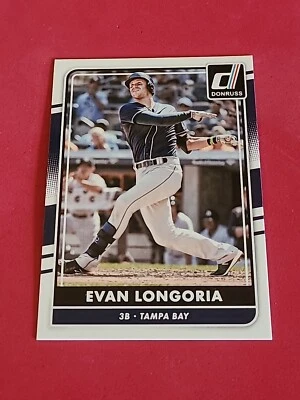 2016 Evan Longoria Panini Donruss #142 - Image 1 of 2