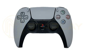 PS5 Dualsense controller White with Retro Buttons, TMR Joysticks and Gulikit cap - Picture 1 of 7