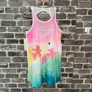 NWT Abercrombie & Fitch swimsuit cover up dress SIZE 13 14 YEARS - Picture 1 of 11