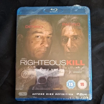 Righteous Kill Blu-ray Brand New Sealed Region B Al Pacino Robert DeNiro - Image 1 of 3