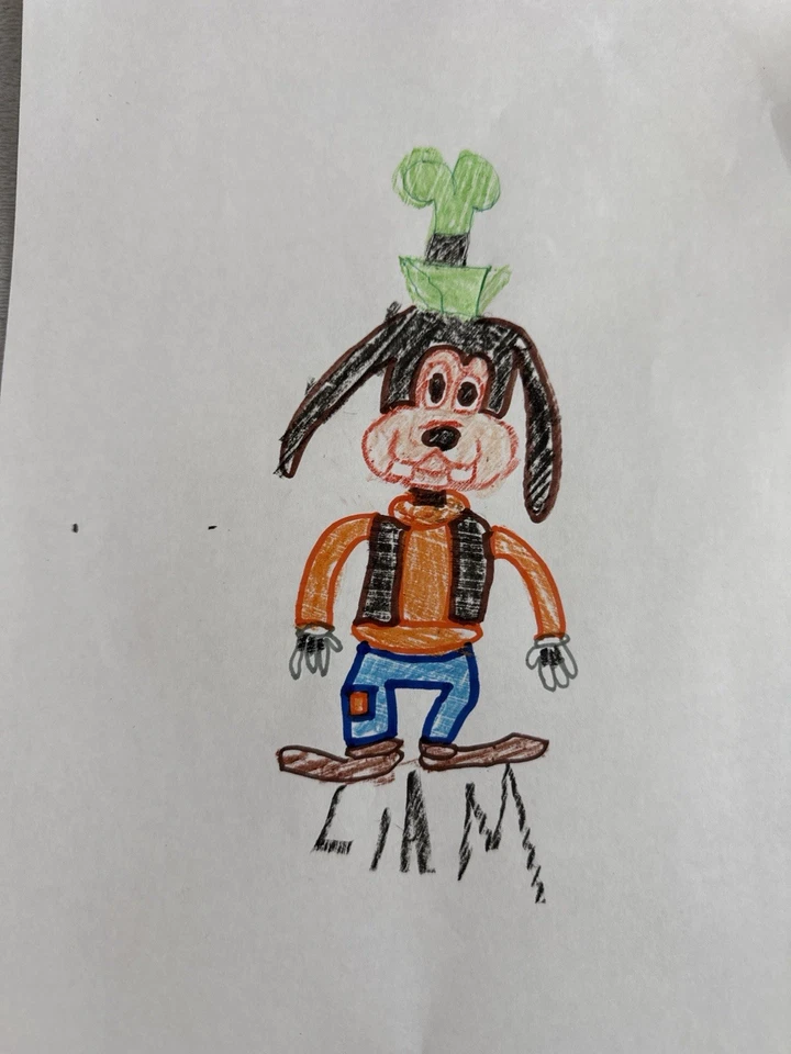 Original Disney Art By My Son Liam - Image 1 of 1