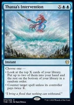 Magic/MTG Thassa's Intervention THB-72 Rare Englisch NM - Bild 1 von 2
