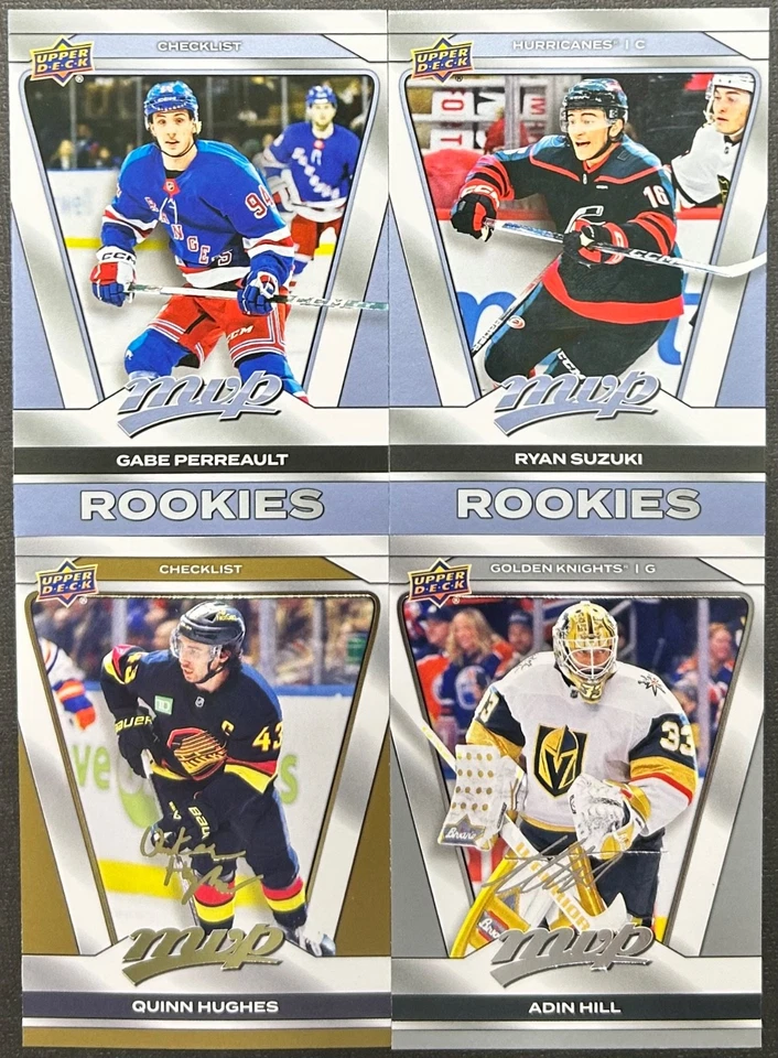 2025-26 UD MVP Rookie & Vet Silver/Gold Scripts, SP’s e Insertos (Tú eliges) Foto 1 de 1