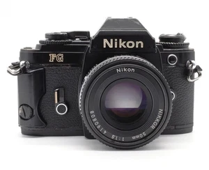 Nikon FG negro + Nikkor 50mm F1,8 - Imagen 1 de 8