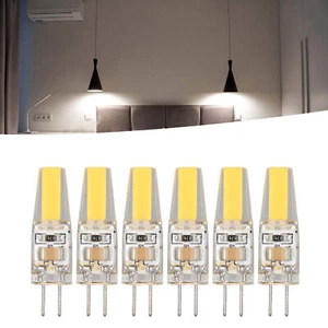 6W 500LM G4 Bulb LED COB Silica Gel Energy Saving Lamp Bulb 220V 6Pcs - Picture 1 of 28