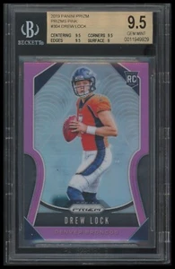 Panini Prizm #304 Drew Lock Pink BGS 9,5 2019 - Imagen 1 de 2