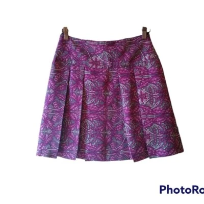 Banana Republic 100% Silk Purple  Skirt Sz 0 - Image 1 of 3