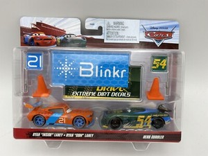 Disney Pixar Cars RYAN "INSIDE" LANEY & HERB CURBLER 8 Pieces Included New 2022