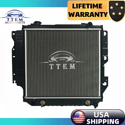 1682 Radiator For Jeep 87-06 Wrangler 1997-2006 TJ 2.5 4.0 4.2L Base Islander Foto 1 de 4
