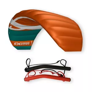 Lenkmatte Lenkdrachen CrossKites Quattro 3.5 Orange Vierleiner Kite Flugdrachen - Bild 1 von 10