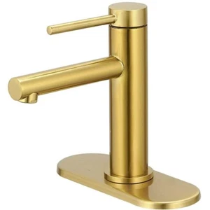BWE Single Handle Centerset Bathroom Faucet Brushed Gold A-96008-BG - Picture 1 of 1