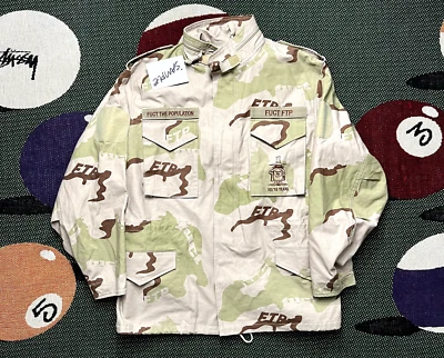 FUCT FTP M65 Camo Jacket (Sample) Desert Camo Size Large Brand New - Image 1 of 4