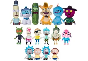 NEW OFFICIAL 12" RICK AND MORTY PLUSH SOFT TOYS NOVELTY PICKLE RICK NOOB NOOB - Picture 1 of 17