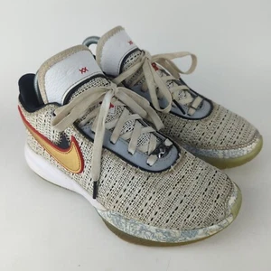 Nike LeBron 20 The Debut Boys Youth 5.5 Kids Basketball Sneakers DQ8651-100 - Picture 1 of 12