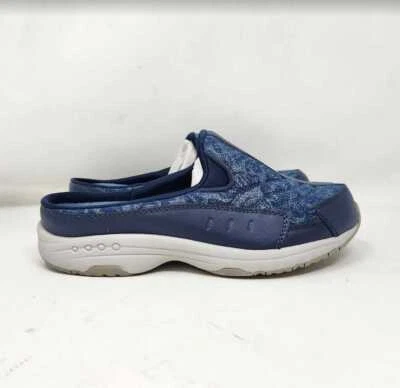 Женские туфли-мулы 7,5 WW Easy Spirit Traveltime 304 без застежек синие ширина 7,5 X - Изображение 1 из 4