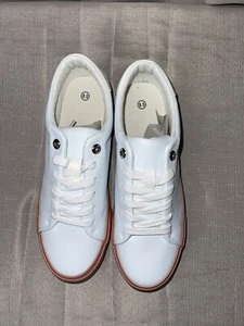 Hawkwell Women's White Fashion Sneakers Casual Walking Shoes Size 8.5 - Picture 1 of 6