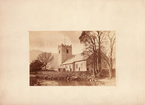 Grasmere Church Alfred Pettitt Photograph Mounted On Card - Picture 1 of 4