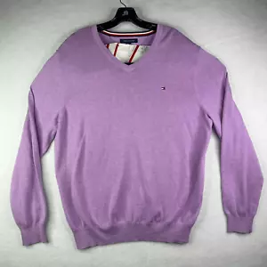 Tommy Bahama Signature Herren Größe XL lila V-Ausschnitt Langarmpullover Pullover - Bild 1 von 13