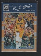 C.J. MILES    2016-17 PANINI DONRUSS OPTIC ORANGE CARD #95  /199