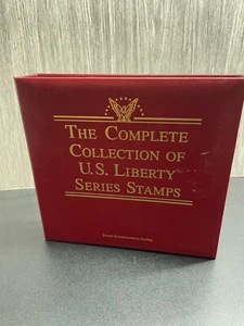 The Complete Collection of U.S. Liberty Series Stamps Book of 28 info stamp enve - Picture 1 of 14